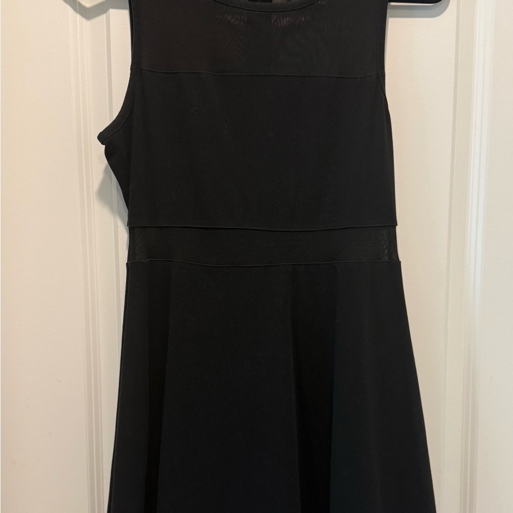 Express Black Sleeveless A-Line Cocktail Dress
